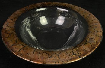 Large Glass Centerpiece Bowl