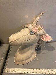 Mud Pie Baby Nursery Wall Mounts Adorable Large Hand-Crafted  Unicorn