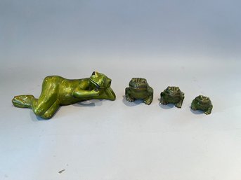 Lot Of 4 Frogs