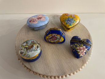 Trinket Boxes, Limoges, Cloisonne & More