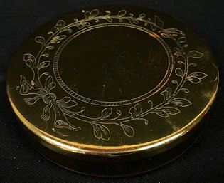 Gold Colored Trinket Box