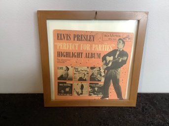 Elvis Presley 'Perfect For Parties' Highlight Framed Album
