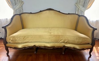 Louis XV Style Carved Wood Sofa - Custom Oxford Shops Inc
