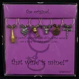 Grapevine Style Wine Glass Loop Decorators Set