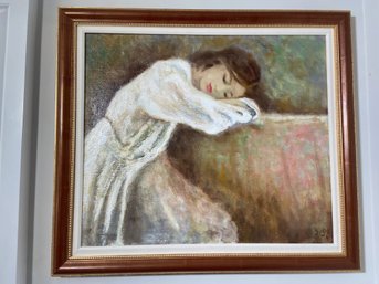 Beautiful Original Painting Of Beauty By JOSE VAN GOOL - Oil On Canvas - Paid $5,500 At RIVER ROAD GALLERY