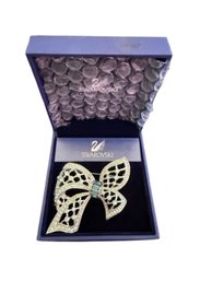 Swarovski Bow Brooch