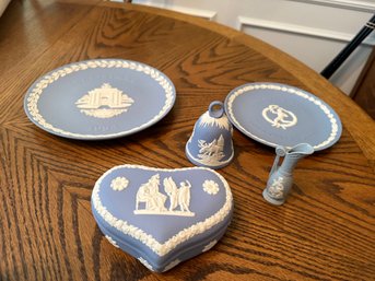 4 Pcs. Wedgwood From England And Miniature Pitcher From Japan