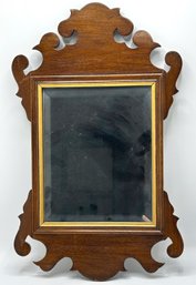 Antique Chippendale Mahogany Wall Mirror
