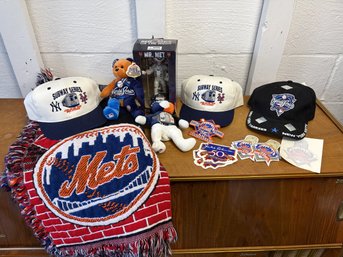 Subway Series Collectibles Blanket, Mets & Yankees Beanies, Mets & Yankees Caps, Mr. Mets & Stickers