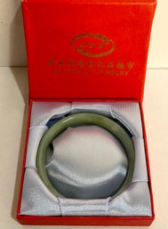 Cui Yu Yuan Light Green Jadeite Bracelet
