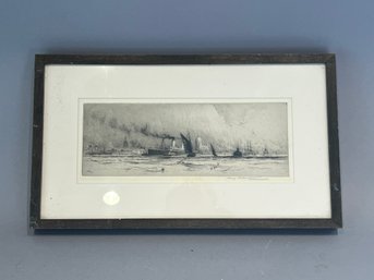 Perry Robertson Etching Signed (English, 1869-1934)