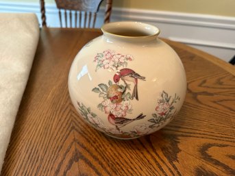 Lenox Serenade Pattern  Globe Vase   8 1/2'- Made Between 1984 And 1997