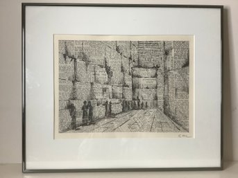 Signed 'Emil' Mixed Media Artwork / Collage