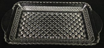 Pressed Glass Tray Dish