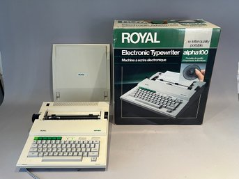 Royal Alpha 100 Electric Typewriter