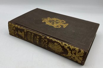 1854 The Odyssey Of Homer Alexander Pope Silas Andrus Antique Gilt Hardcover Book