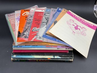 Vintage Sheet Music And Music Books