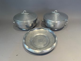 Lot Of 3 Pieces Aluminum Ware