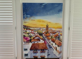 Stretched Canvas Print Of Puerto Vallarta, Mexico