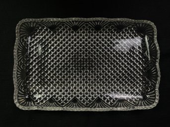 Pressed Glass Tray Dish