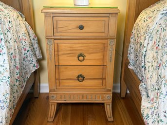 Antique 1920s Neoclassical Adams Inspired Night Stand