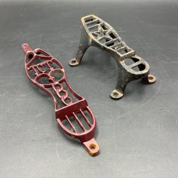 Vintage Cast Iron Boot Rests