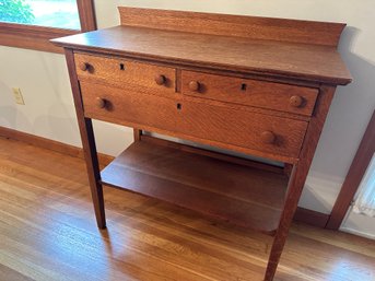 Beautiful Antique Oak Server