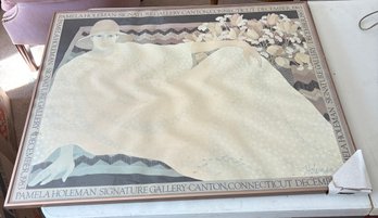 Vintage Art Print Or Poster Featuring Work By Artist Pamela Holeman