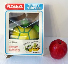Vintage Playskool Tubby Turtle In The Original Box - Mid 1980's
