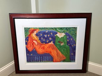 Barbara A Wood 'Lady Rodney' Seriolithograph