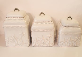 Mudpie, Starfish Canister Set