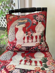 Vintage Hitchcock Colonial Style Chair In Black With Stenciling