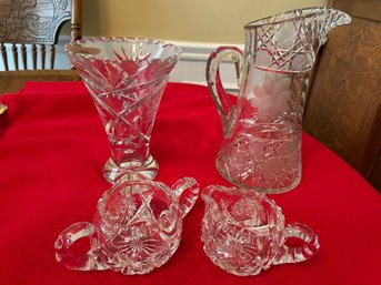 4 Pc. Quality Crystal