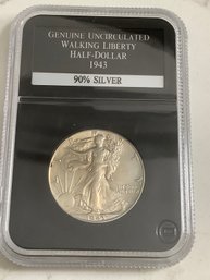 Genuine Uncirculated Walking Liberty Half-dollar - 1943 - 90% Silver #27