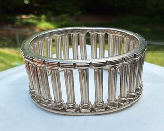 Vintage Heavy Georg Jensen Sterling Bracelet By Ole Bent Petersen ~  6.1 Ounce ~