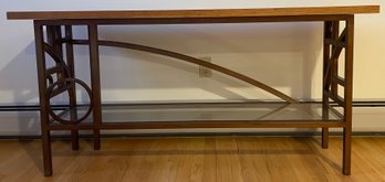 Mid Century Carved Wooden Table