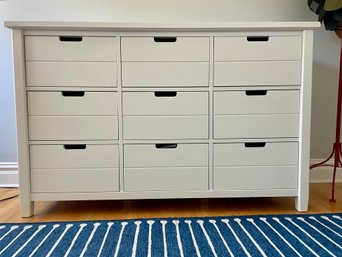Pottery Barn Teen Sutton 9-Drawer White Dresser