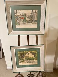 Pair Of New England Inspired Paintings By American Artist, William McK. Spierer (1913-1965)