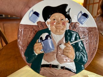 Hand Painted Dish From Davenport Pottery - December 1984