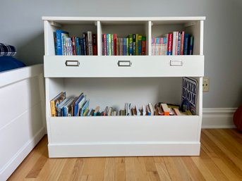 Pottery Barn Kids Market Bin Open Bookcase