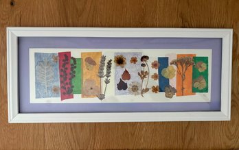 Pressed Flower Artwork - Custom Framed
