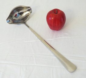 A Windsor Silversmith's Japan Double Sauce Ladle