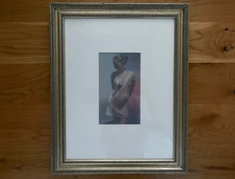 'Satin & Lace' Pastel By Jeff Cornell (American, 20th Century) - Custom Framed