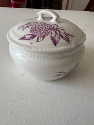 Antique Jar By W&C P.Co. (Wileman & Co.) Under The 'Opaque China' Brand