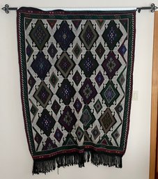 Vintage Wall Hanging Kilim Rug