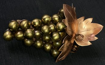 Brass Style Metal Wall Decor Piece