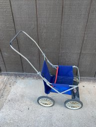 Vintage Metal Doll Stroller Made In Sweden