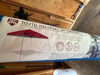 10 X 10 Instant Pop Up Canopy By Quest In Bag