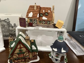 3 Pc Heritage Village Collection Dept 56 Dickens Village Series - NEW IN BOXES