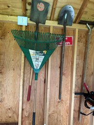 2 Rakes, 2 Shovels And Thatcher